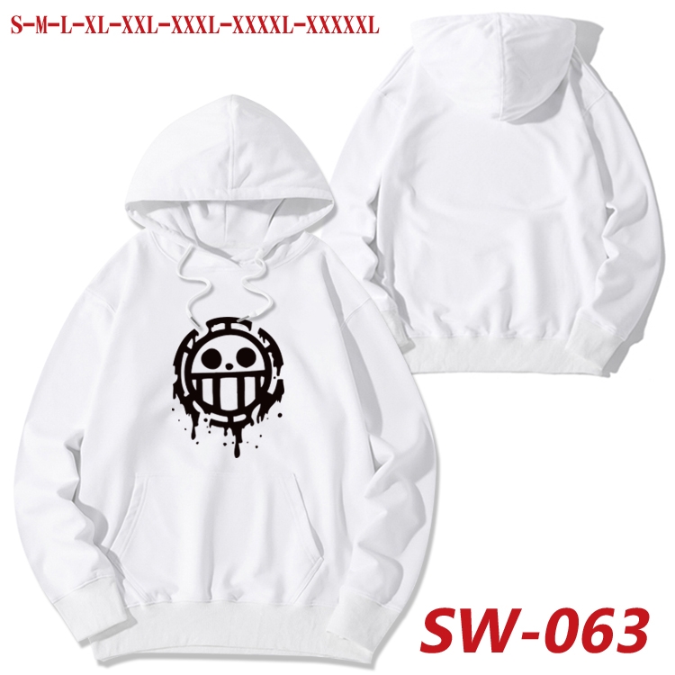 One Piece Autumn cotton hooded sweatshirt thin pullover sweater from S to 5XL SW-063