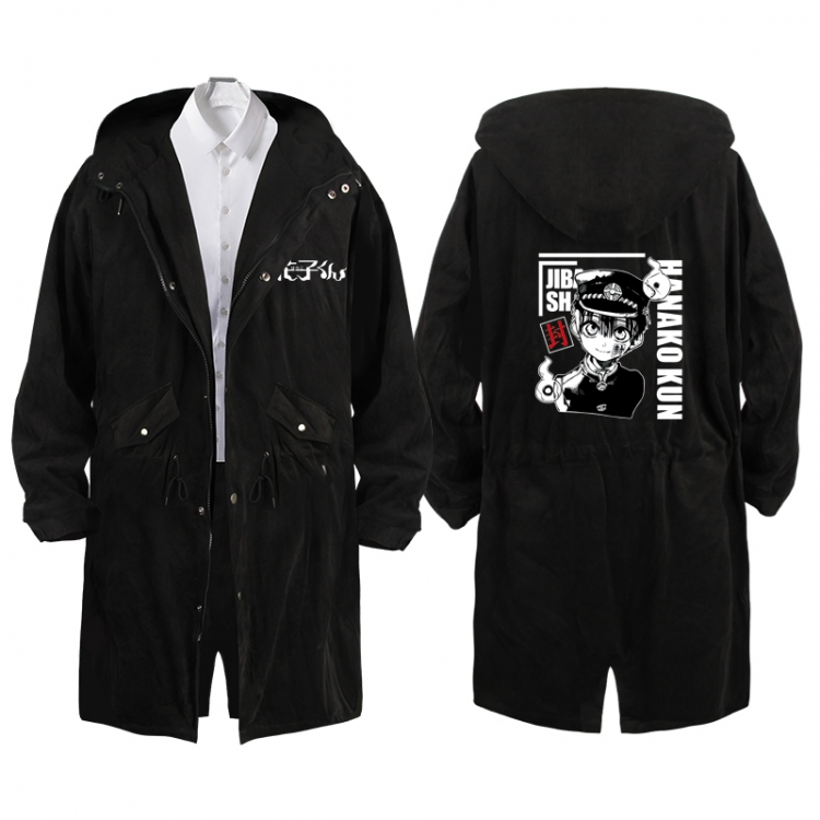 Toilet-bound Hanako-kun  Anime Peripheral Hooded Long Windbreaker Jacket from S to 3XL