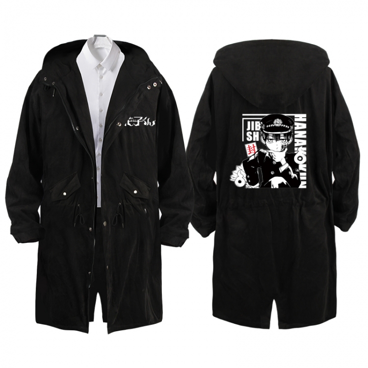 Toilet-bound Hanako-kun  Anime Peripheral Hooded Long Windbreaker Jacket from S to 3XL