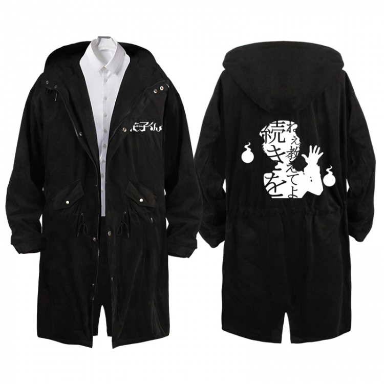 Toilet-bound Hanako-kun  Anime Peripheral Hooded Long Windbreaker Jacket from S to 3XL