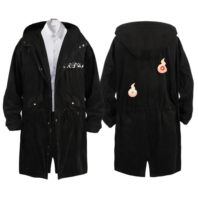 Toilet-bound Hanako-kun  Anime Peripheral Hooded Long Windbreaker Jacket from S to 3XL