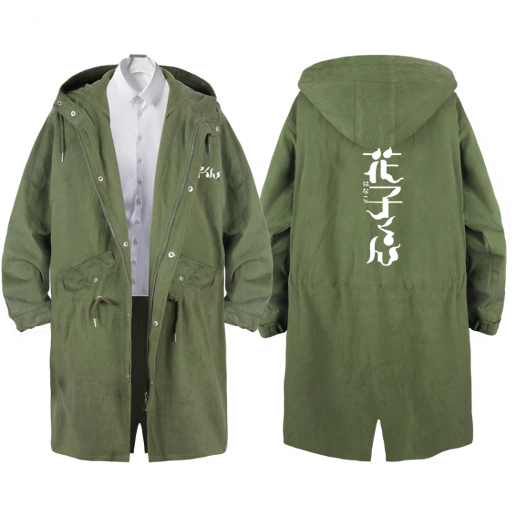 Toilet-bound Hanako-kun  Anime Peripheral Hooded Long Windbreaker Jacket from S to 3XL