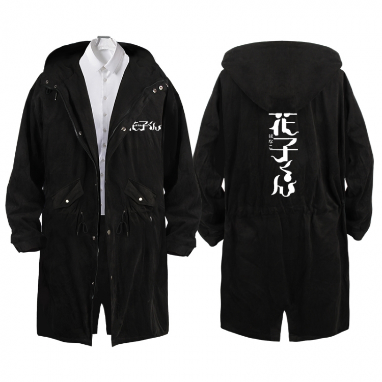 Toilet-bound Hanako-kun  Anime Peripheral Hooded Long Windbreaker Jacket from S to 3XL