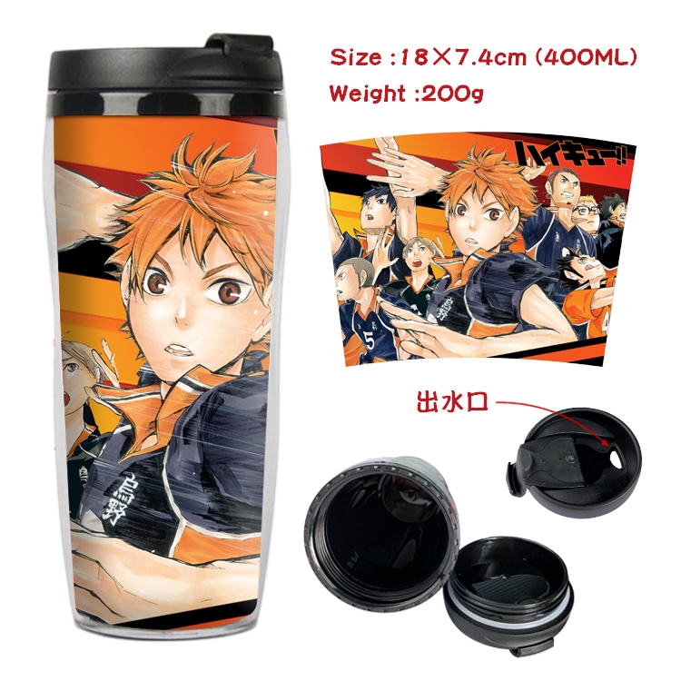 Haikyuu!! Starbucks Leakproof Insulation cup Kettle 18X7.4CM 400ML 9A