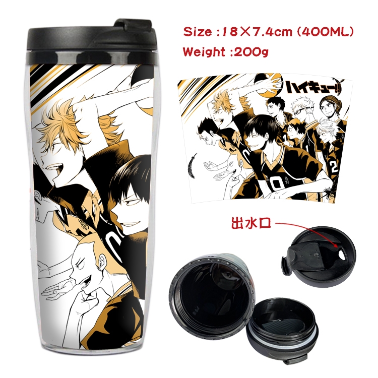 Haikyuu!! Starbucks Leakproof Insulation cup Kettle 18X7.4CM 400ML 2A