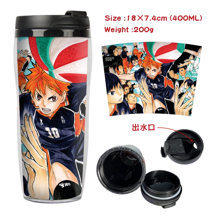 Haikyuu!! Starbucks Leakproof Insulation cup Kettle 18X7.4CM 400ML -5A