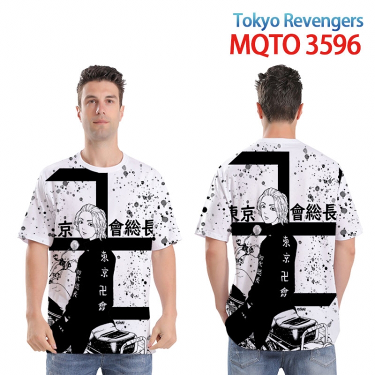 Tokyo Revengers   Full color printed short sleeve T-shirt 2XS-4XL MQTO 3596