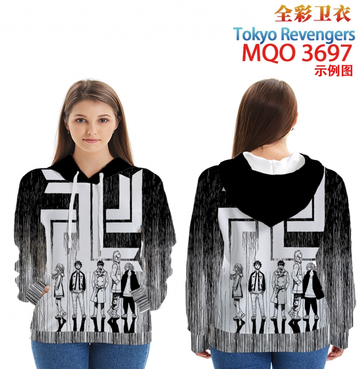 Tokyo Revengers  Full Color Patch pocket Sweatshirt Hoodie  from XXS to 4XL  MQO 3697