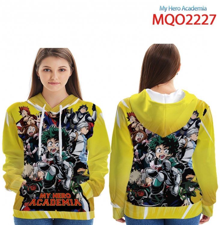 My Hero Academia Full Color Patch pocket Sweatshirt Hoodie  from XXS to 4XL  MQO-2227