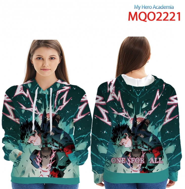 My Hero Academia Full Color Patch pocket Sweatshirt Hoodie  from XXS to 4XL MQO-2221