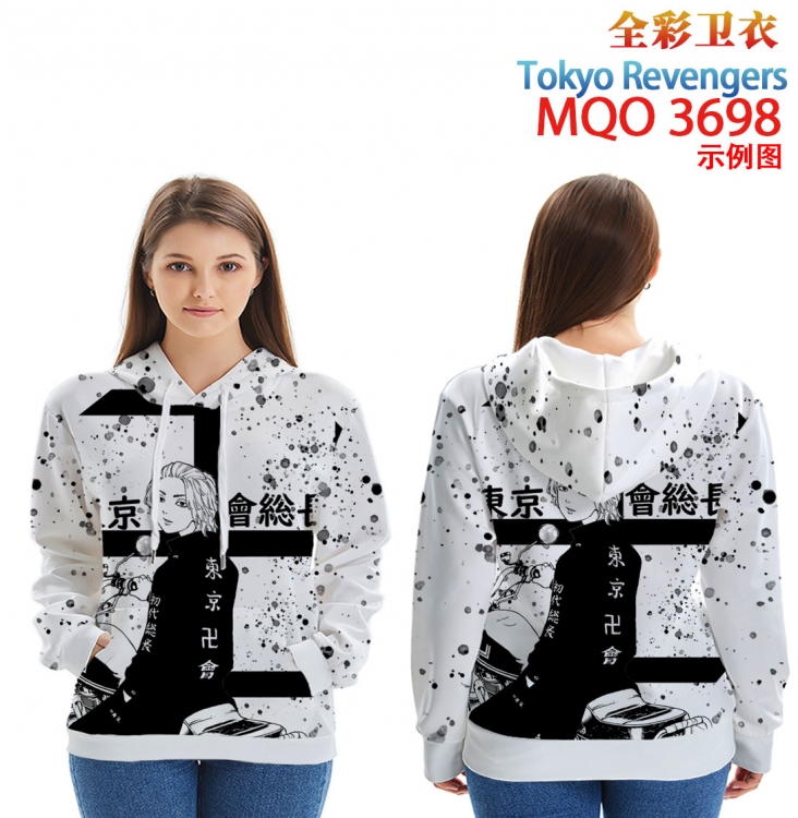 Tokyo Revengers  Full Color Patch pocket Sweatshirt Hoodie  from XXS to 4XL  MQO 3698