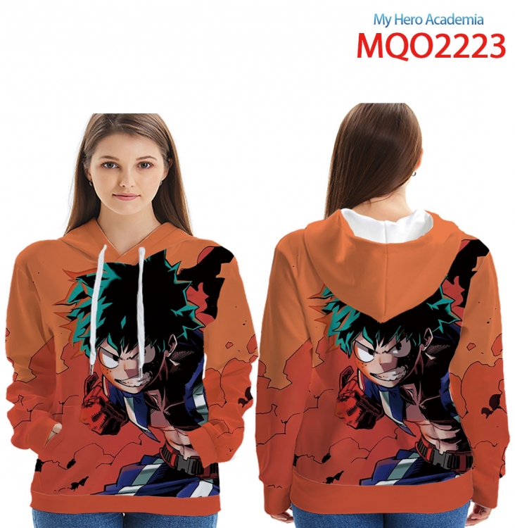 My Hero Academia Full Color Patch pocket Sweatshirt Hoodie  from XXS to 4XL  MQO-2223