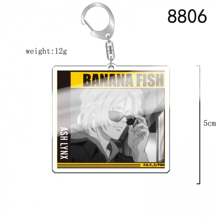 Banana fish Anime acrylic Key Chain  price for 5 pcs 8806