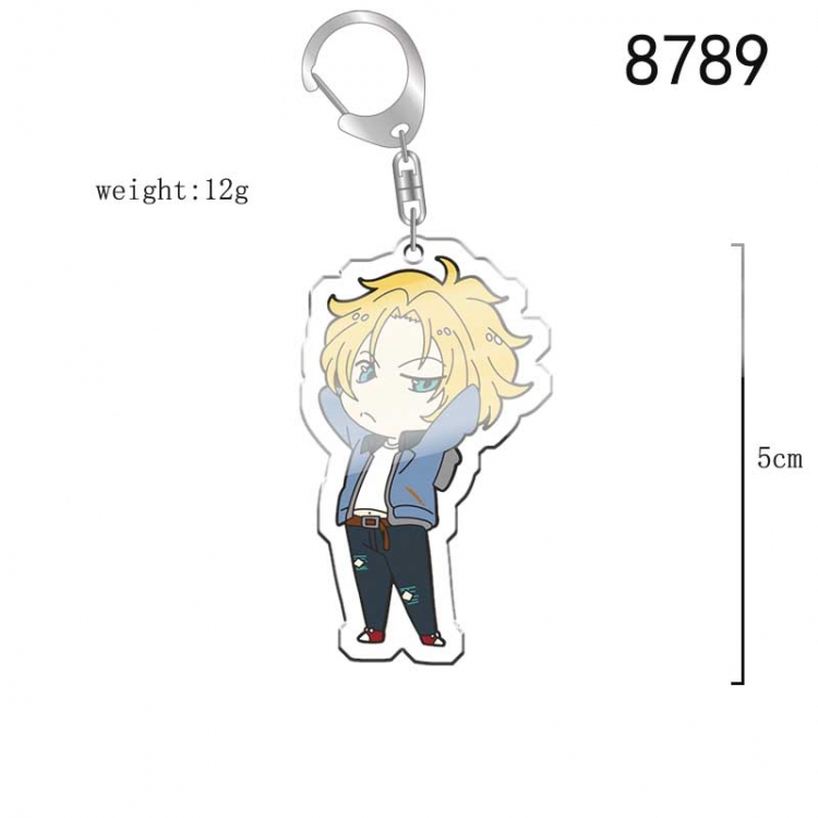 Banana fish Anime acrylic Key Chain  price for 5 pcs 8789