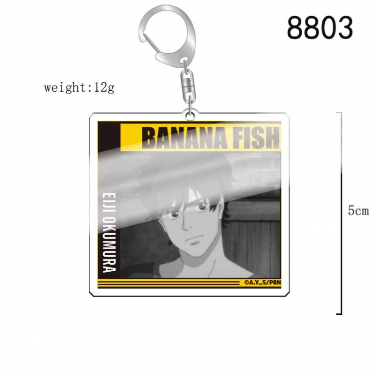 Banana fish Anime acrylic Key Chain  price for 5 pcs 8803