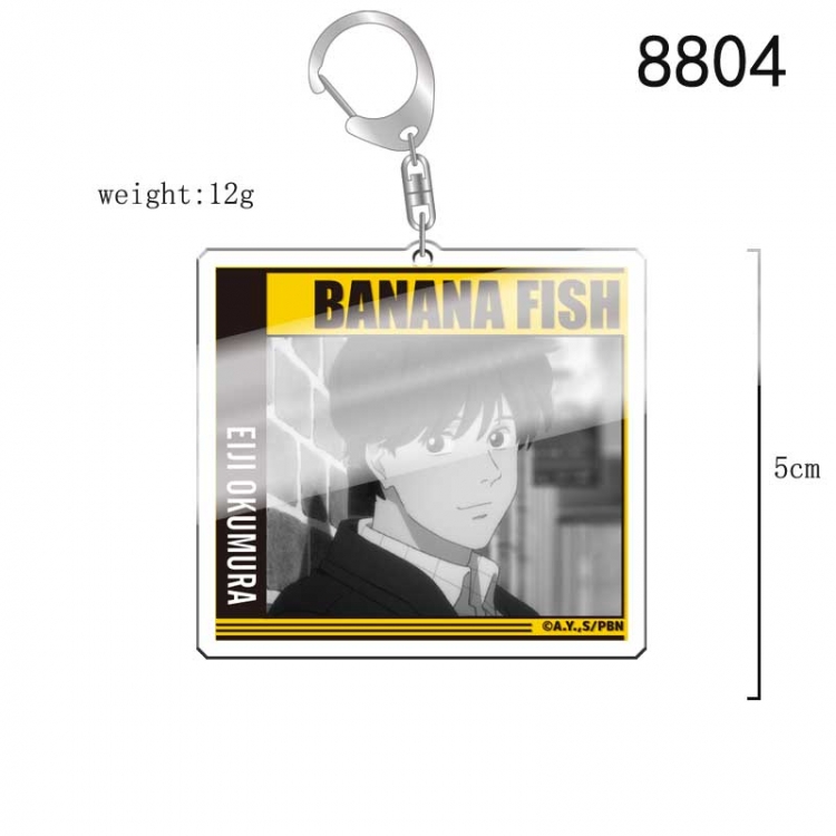 Banana fish Anime acrylic Key Chain  price for 5 pcs 8804