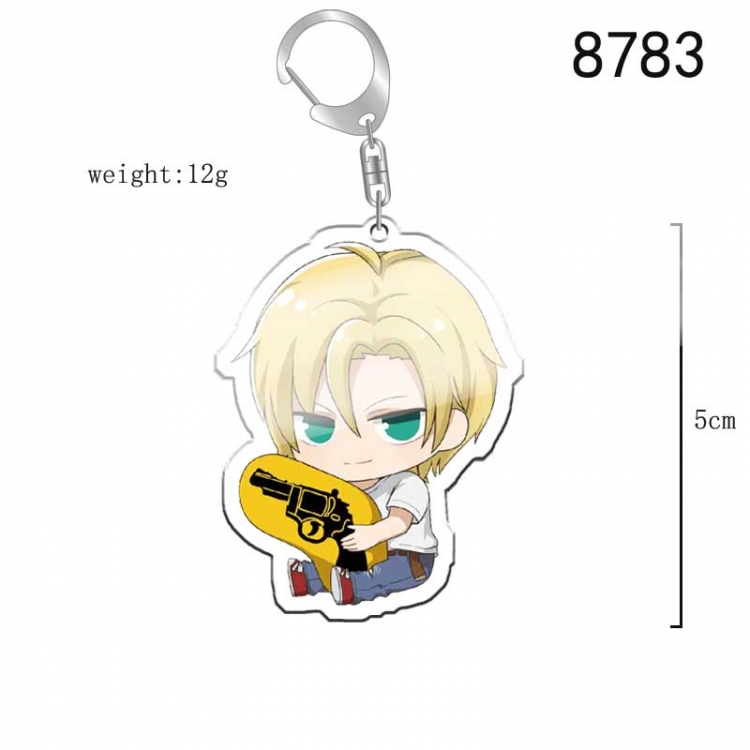 Banana fish Anime acrylic Key Chain  price for 5 pcs 8783