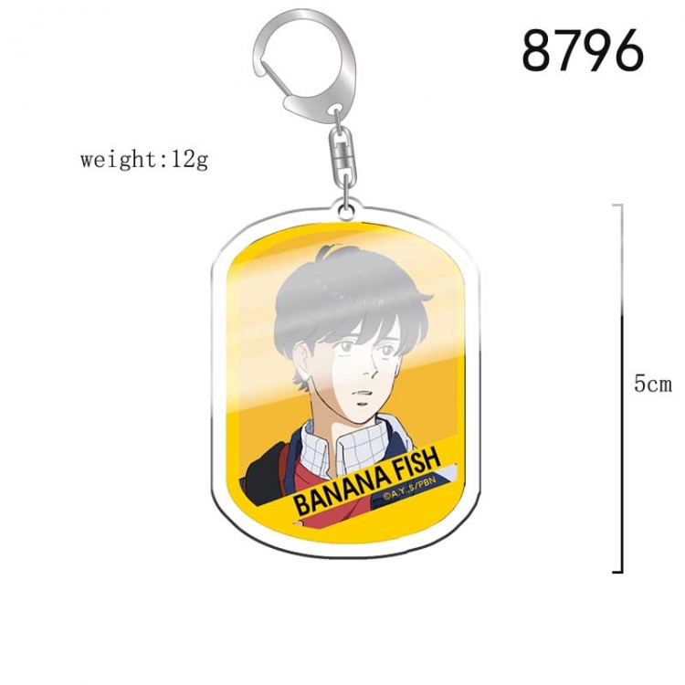 Banana fish Anime acrylic Key Chain  price for 5 pcs 8796