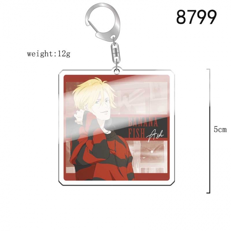 Banana fish Anime acrylic Key Chain  price for 5 pcs 8799