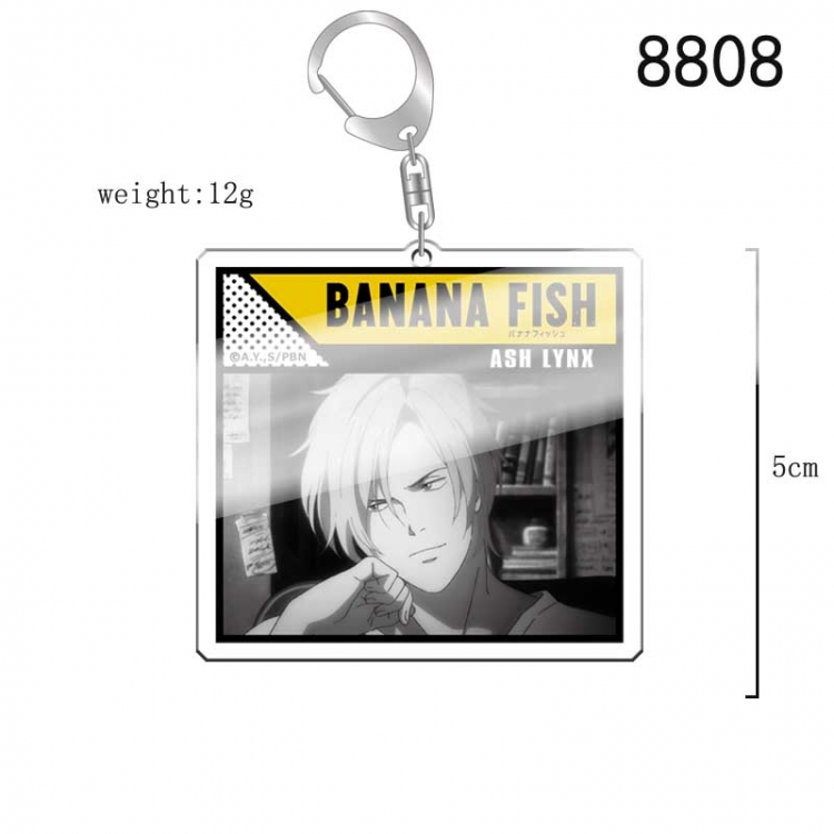 Banana fish Anime acrylic Key Chain  price for 5 pcs 8808