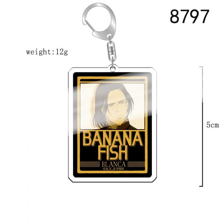 Banana fish Anime acrylic Key Chain  price for 5 pcs 8797