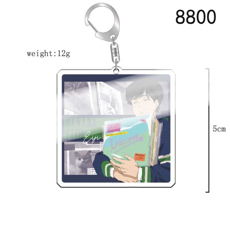 Banana fish Anime acrylic Key Chain  price for 5 pcs 8800