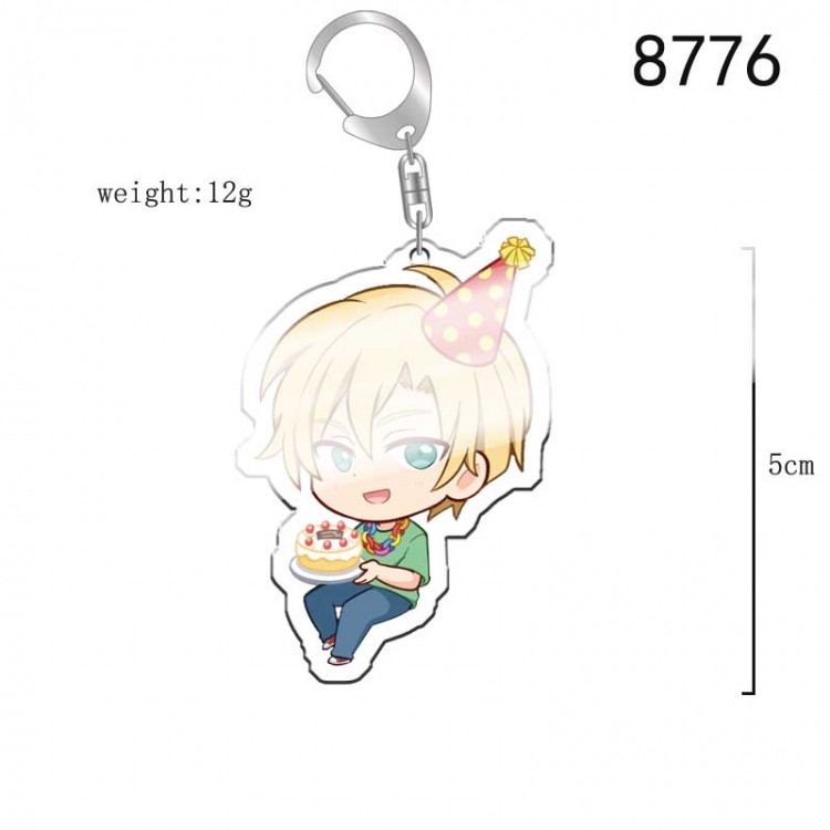 Banana fish Anime acrylic Key Chain  price for 5 pcs 8776