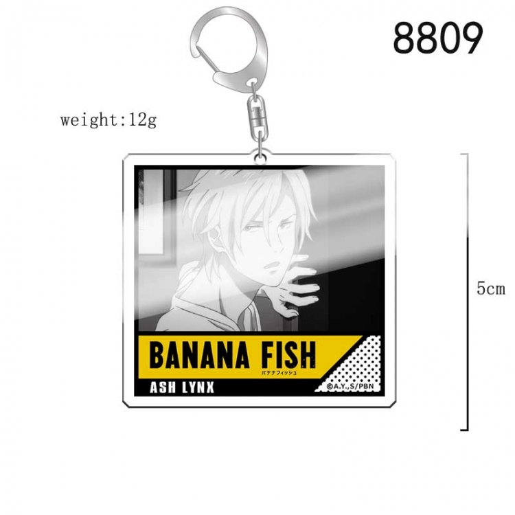 Banana fish Anime acrylic Key Chain  price for 5 pcs 8809