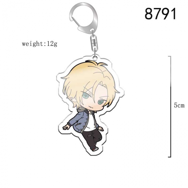 Banana fish Anime acrylic Key Chain  price for 5 pcs 8791