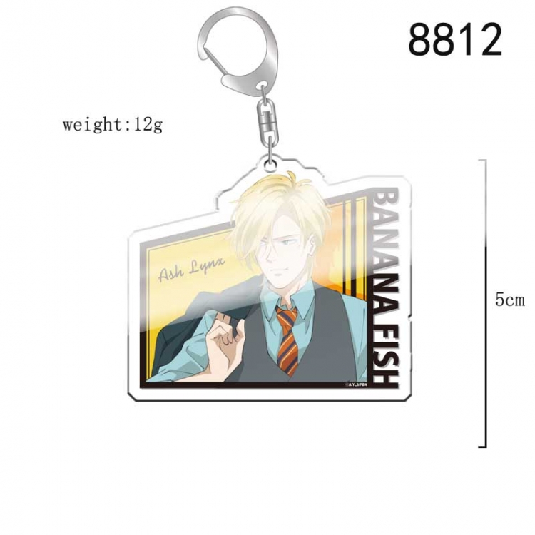 Banana fish Anime acrylic Key Chain  price for 5 pcs 8812