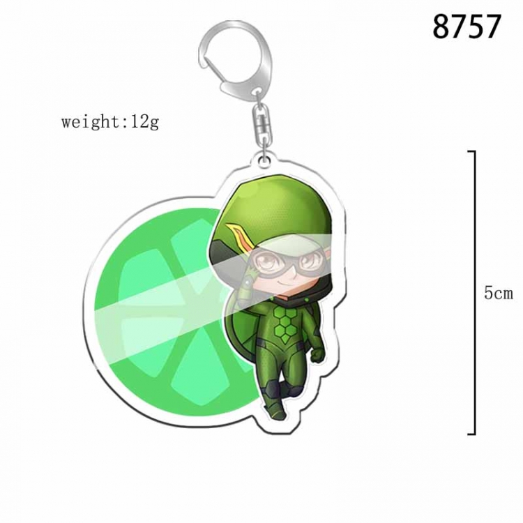 Ladybug Girl  Anime acrylic Key Chain  price for 5 pcs 8757