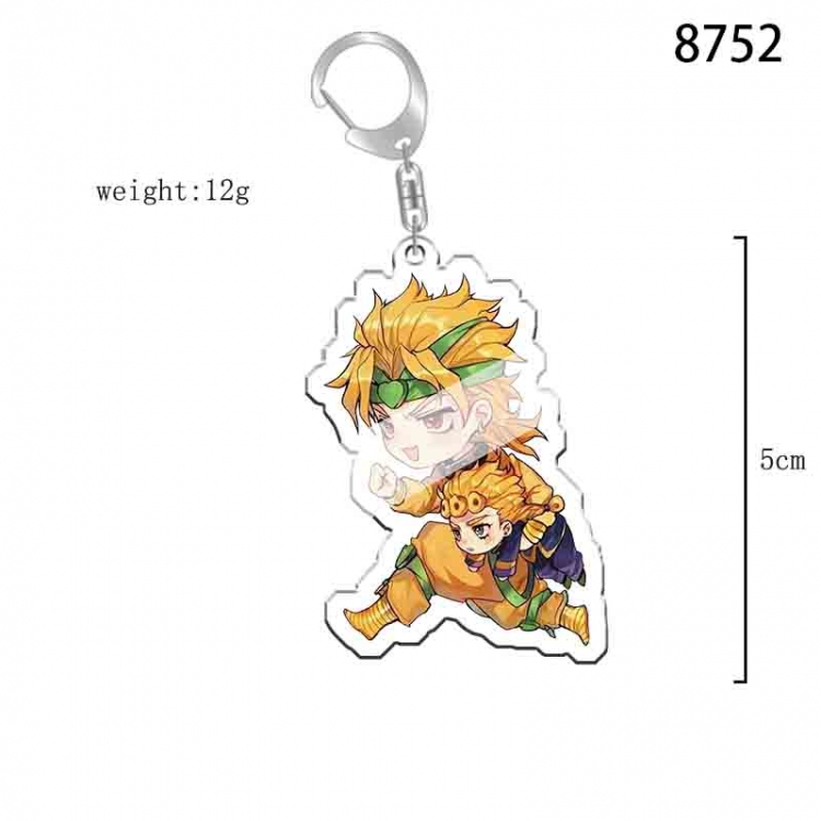 JoJos Bizarre Adventure Anime acrylic Key Chain  price for 5 pcs 8752