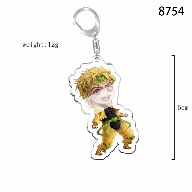 JoJos Bizarre Adventure Anime acrylic Key Chain  price for 5 pcs 8754