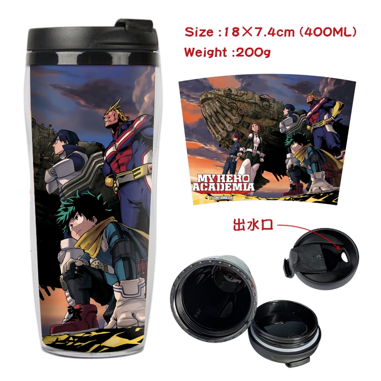  My Hero Academia Starbucks Leakproof Insulation cup Kettle 18X7.4CM 400ML