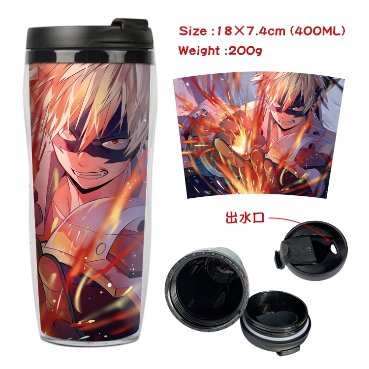  My Hero Academia Starbucks Leakproof Insulation cup Kettle 18X7.4CM 400ML