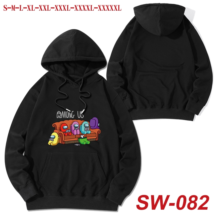 Among Us Pure cotton hooded sweatshirt thin pullover  from S to 5XL SW-082