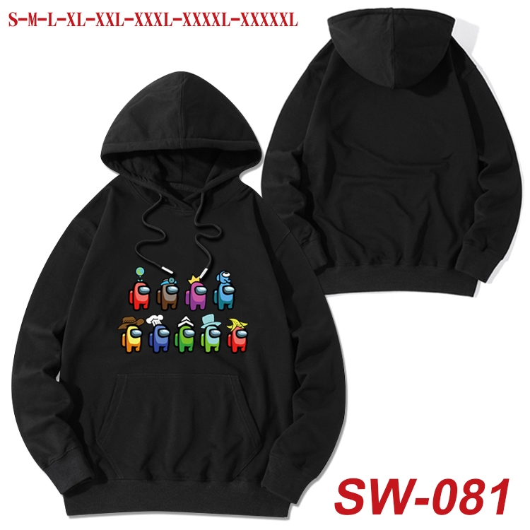 Among Us Pure cotton hooded sweatshirt thin pullover  from S to 5XL SW-081