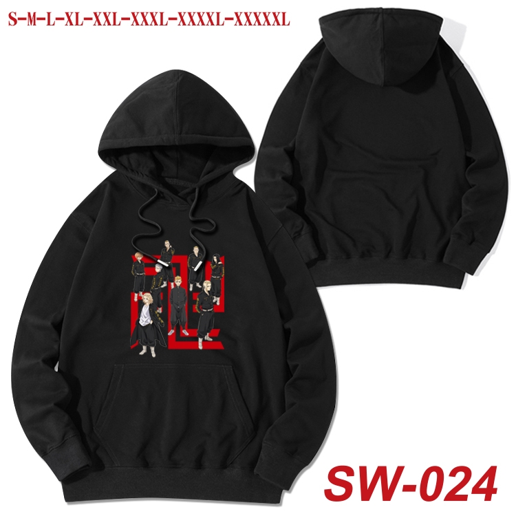 Tokyo Revengers  Pure cotton hooded sweatshirt thin pullover sweater from S to 5XL SW-024