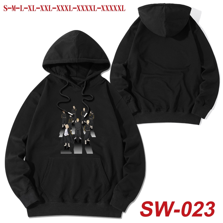 Tokyo Revengers  Pure cotton hooded sweatshirt thin pullover sweater from S to 5XL  SW-023