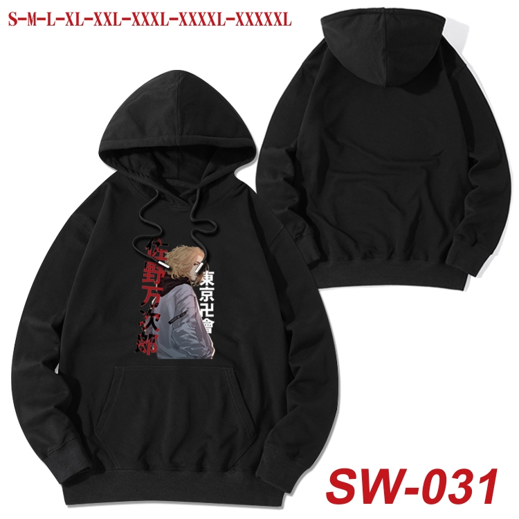 Tokyo Revengers  Pure cotton hooded sweatshirt thin pullover sweater from S to 5XL  SW-031