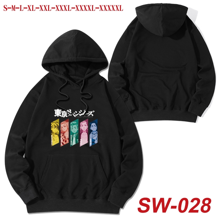 Tokyo Revengers  Pure cotton hooded sweatshirt thin pullover sweater from S to 5XL SW-028