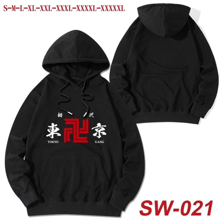 Tokyo Revengers  Pure cotton hooded sweatshirt thin pullover sweater from S to 5XL SW-021