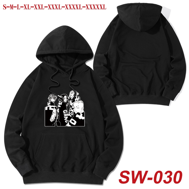 Tokyo Revengers  Pure cotton hooded sweatshirt thin pullover sweater from S to 5XL SW-030