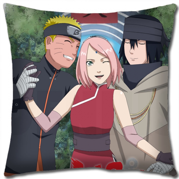 Naruto Anime square full-color pillow cushion 45X45CM NO FILLING H7-544