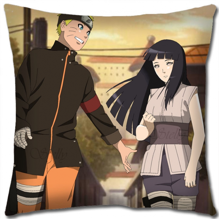 Naruto Anime square full-color pillow cushion 45X45CM NO FILLING  H7-541