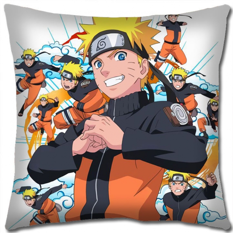 Naruto Anime square full-color pillow cushion 45X45CM NO FILLING H7-527