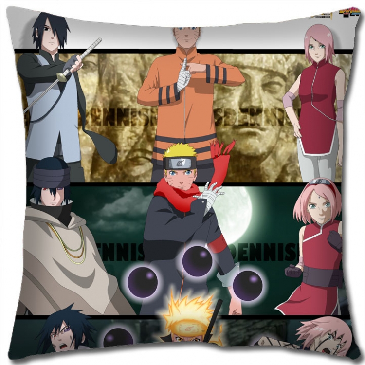Naruto Anime square full-color pillow cushion 45X45CM NO FILLING  H7-545A