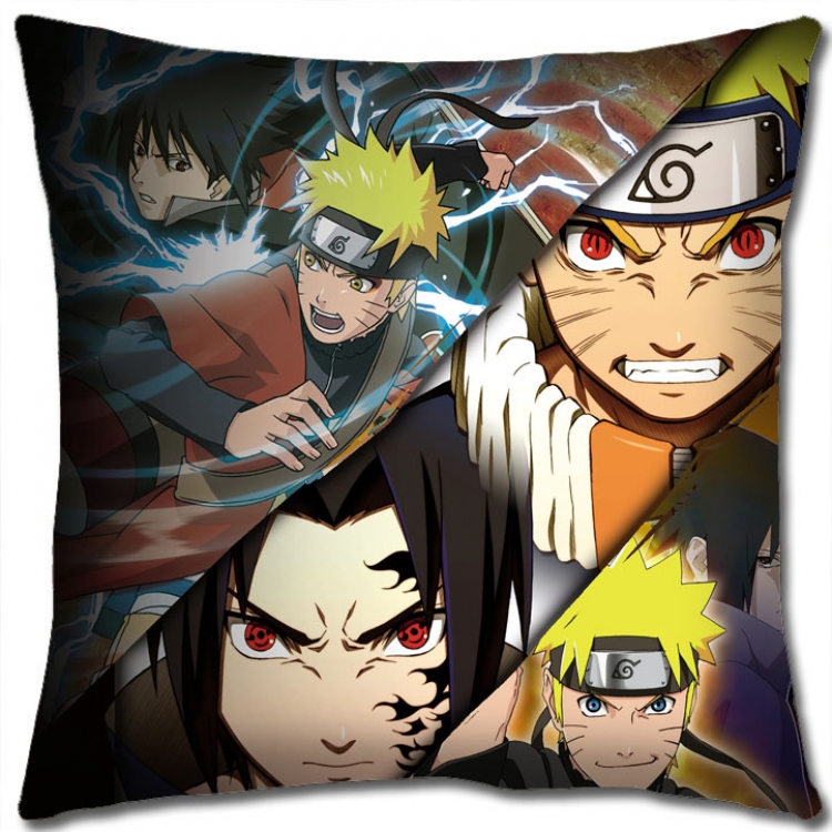 Naruto Anime square full-color pillow cushion 45X45CM NO FILLING H7-532