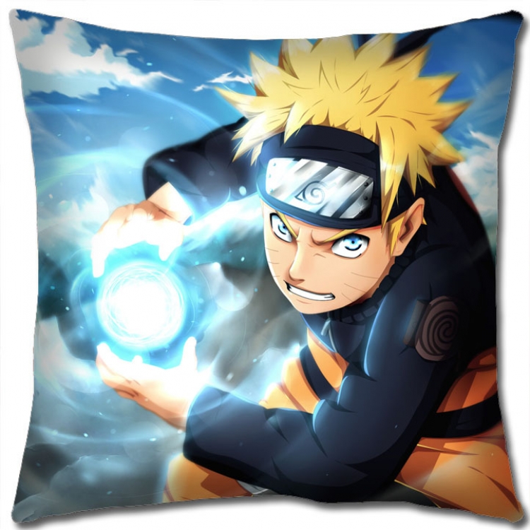 Naruto Anime square full-color pillow cushion 45X45CM NO FILLING H7-537