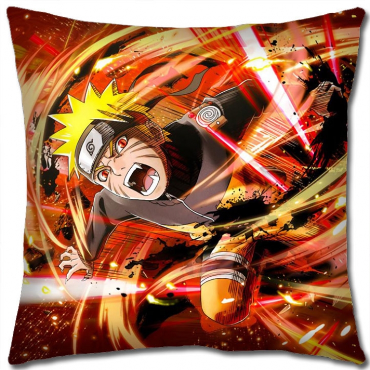 Naruto Anime square full-color pillow cushion 45X45CM NO FILLING H7-536